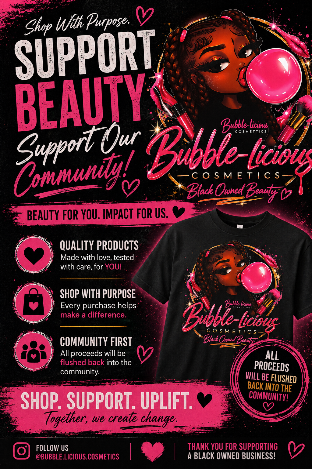 Bubblelicious shirts